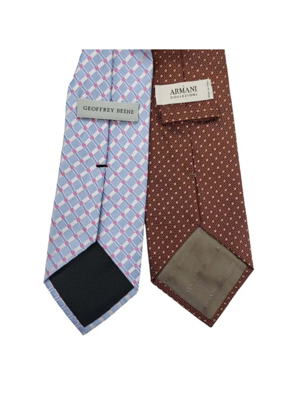 Bundle of Two Silk Ties Armani Collezioni & Geoffrey Beene
